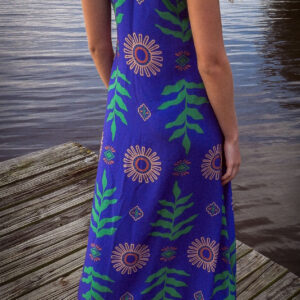 Vestido Azul Jardim - Imagem 4